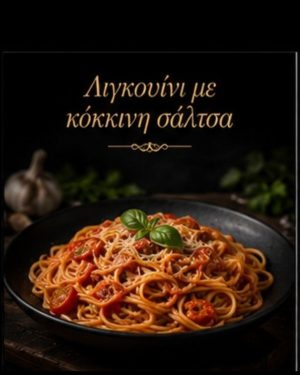 Λιγκουίνι με κόκκινη σάλτσα