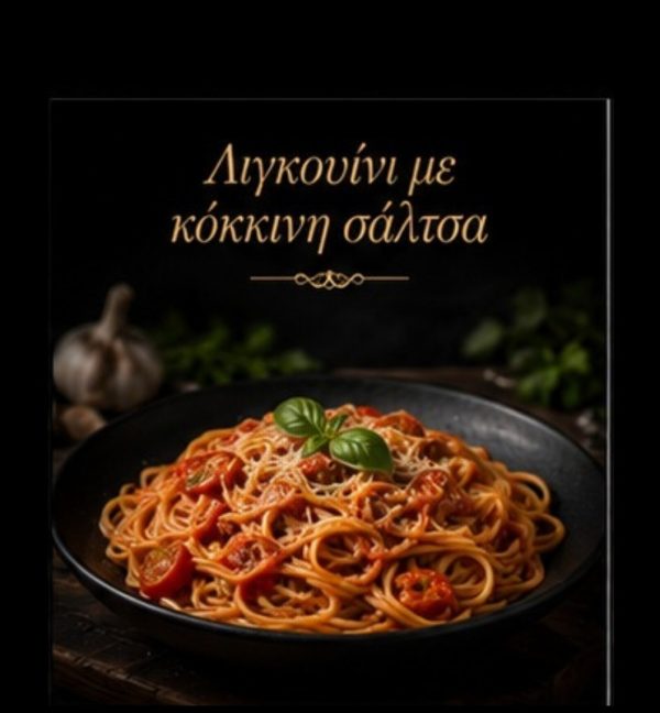 Λιγκουίνι με κόκκινη σάλτσα