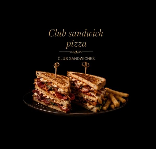 Club sandwich pizza