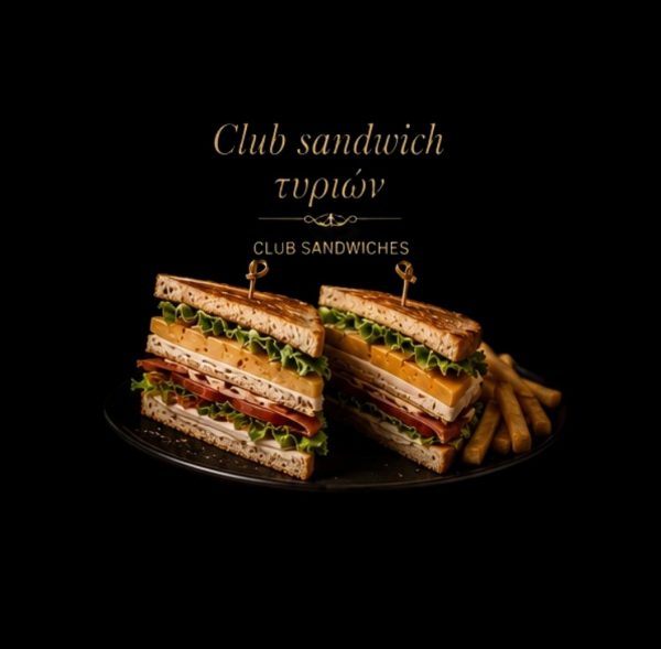 Club sandwich τυριών