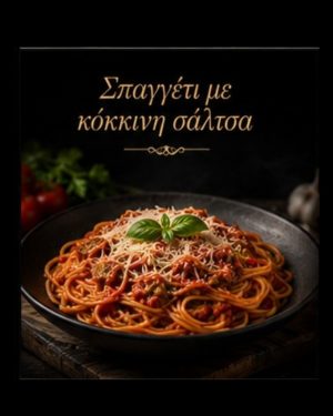 Σπαγγέτι με κόκκινη σάλτσα